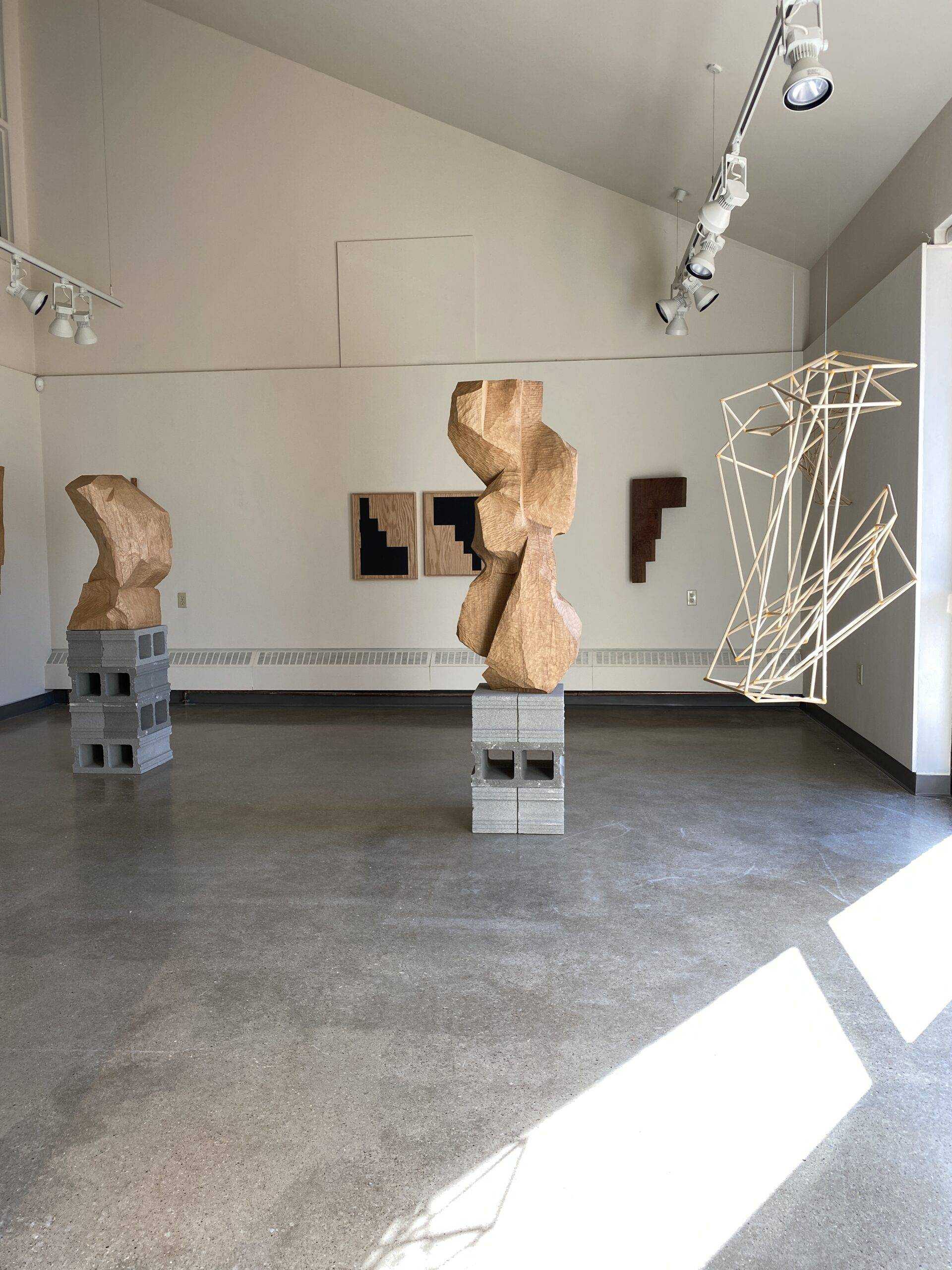 The Undetectable Presence by Mike Slaski on view in the artlab.