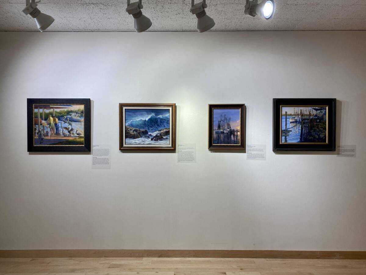 Artworks by: Michaelann Bellerjeau, Stephen Roberson, Belvin Evans, Daly Smith