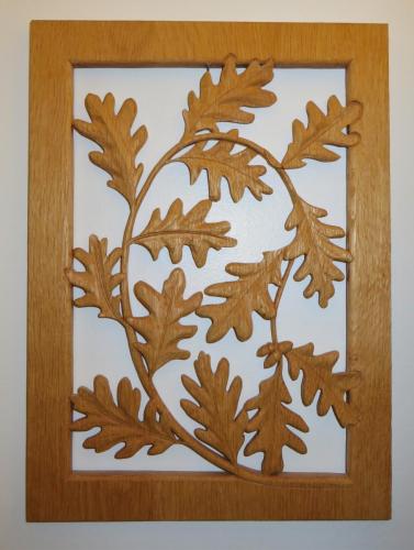 Oak Composition.  2002, oak, 1/2" x 11" x 15"